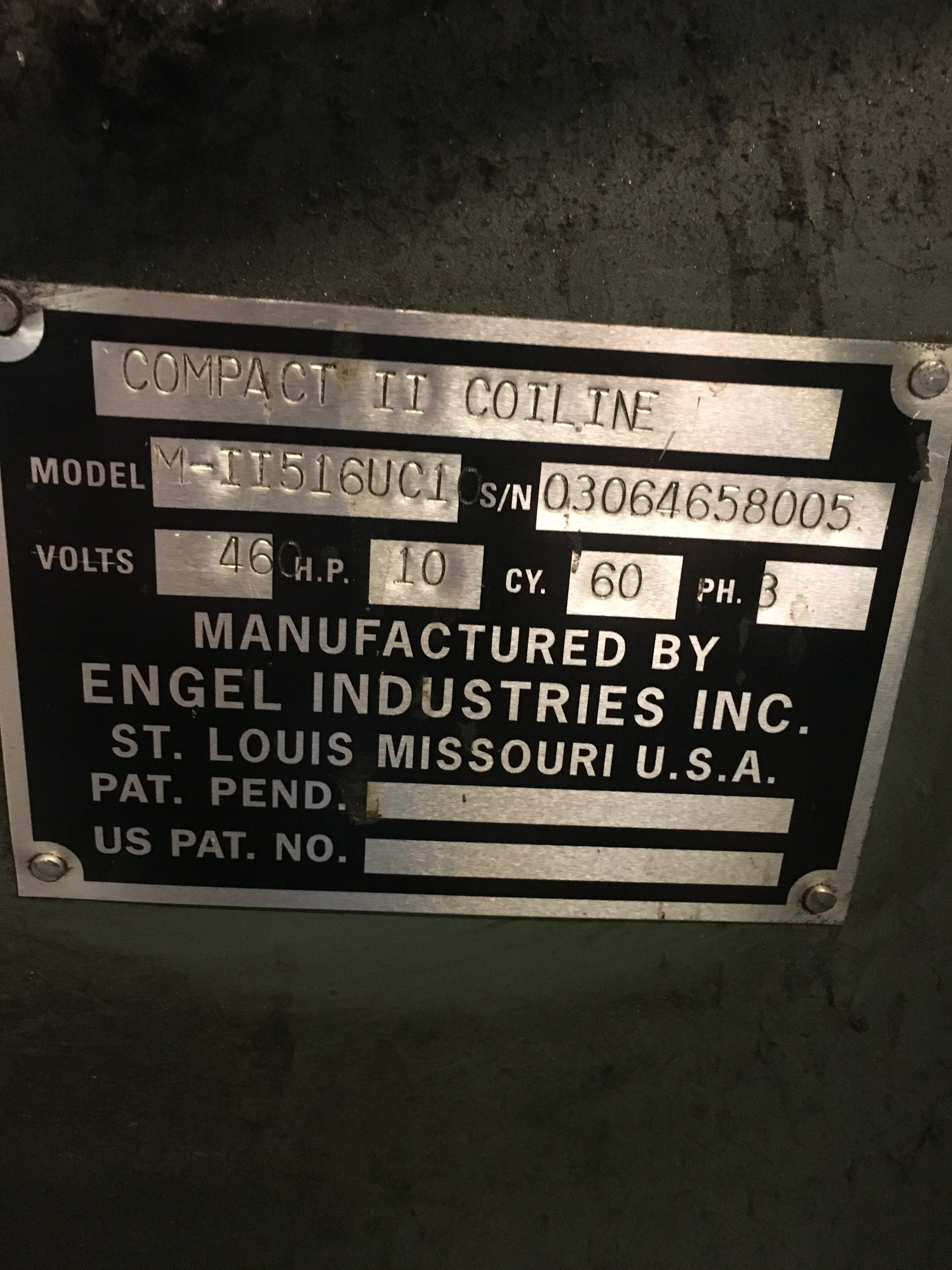 Engel Coil Line 2005 serial number